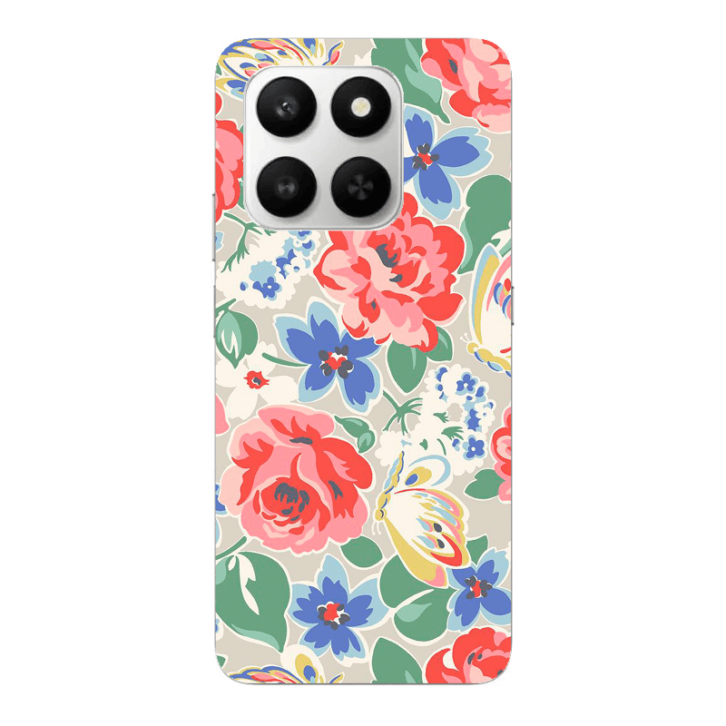 Honor Magic 400 Smart Lady roses Transparent Silicone TPU Θήκη